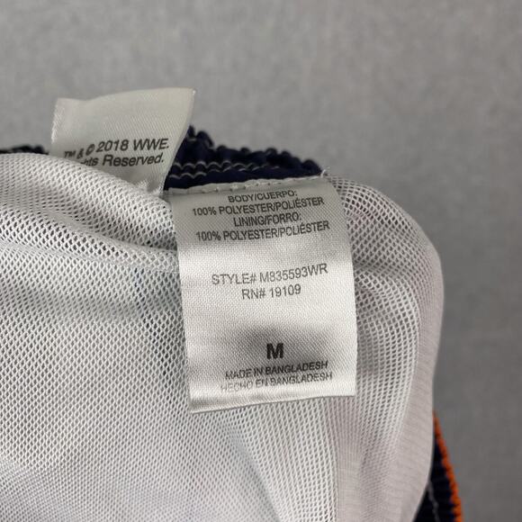 WWE Boys M Ultimate Warrior Swim Trunks Shorts Liner - Picture 9 of 9